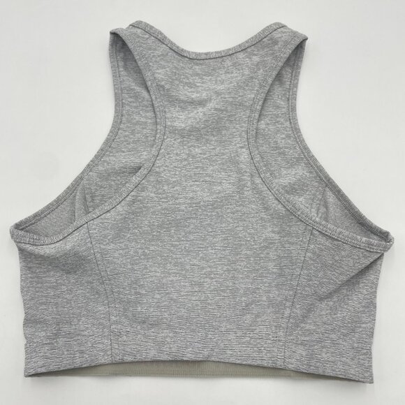 Outdoor Voices Sports Bra Racerback Pull-On Size Small Heather Gray Athletic Gym - Picture 2 of 9